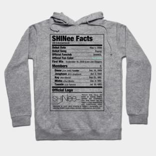 SHINee Nutritional Facts Hoodie